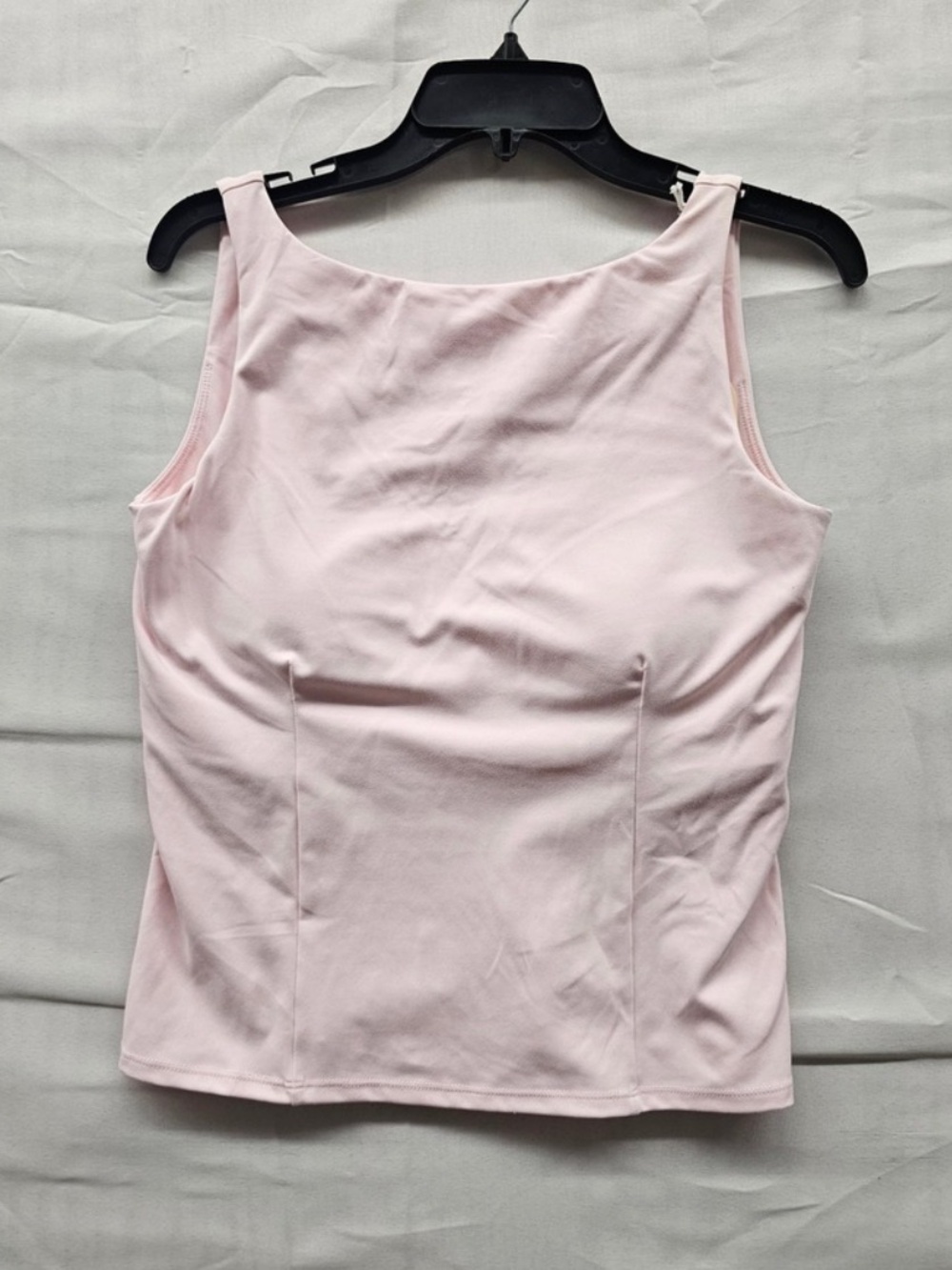 NWT Size L Blogilates boat neck tank with open back and built in bra